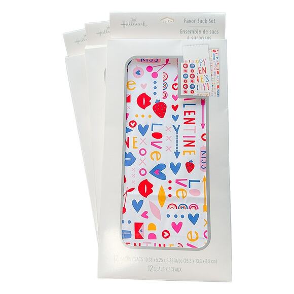 Hallmark 36-Count Valentine Gift Treat Favor Goodie Bags Classroom Party New - Picture 3 of 5